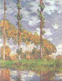 Claude Monet Poplars at Giverny